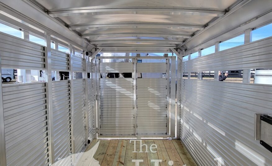 2024 ADAM LIVESTOCK BUMPER PULL W/ ESCAPE DOOR! $13,900