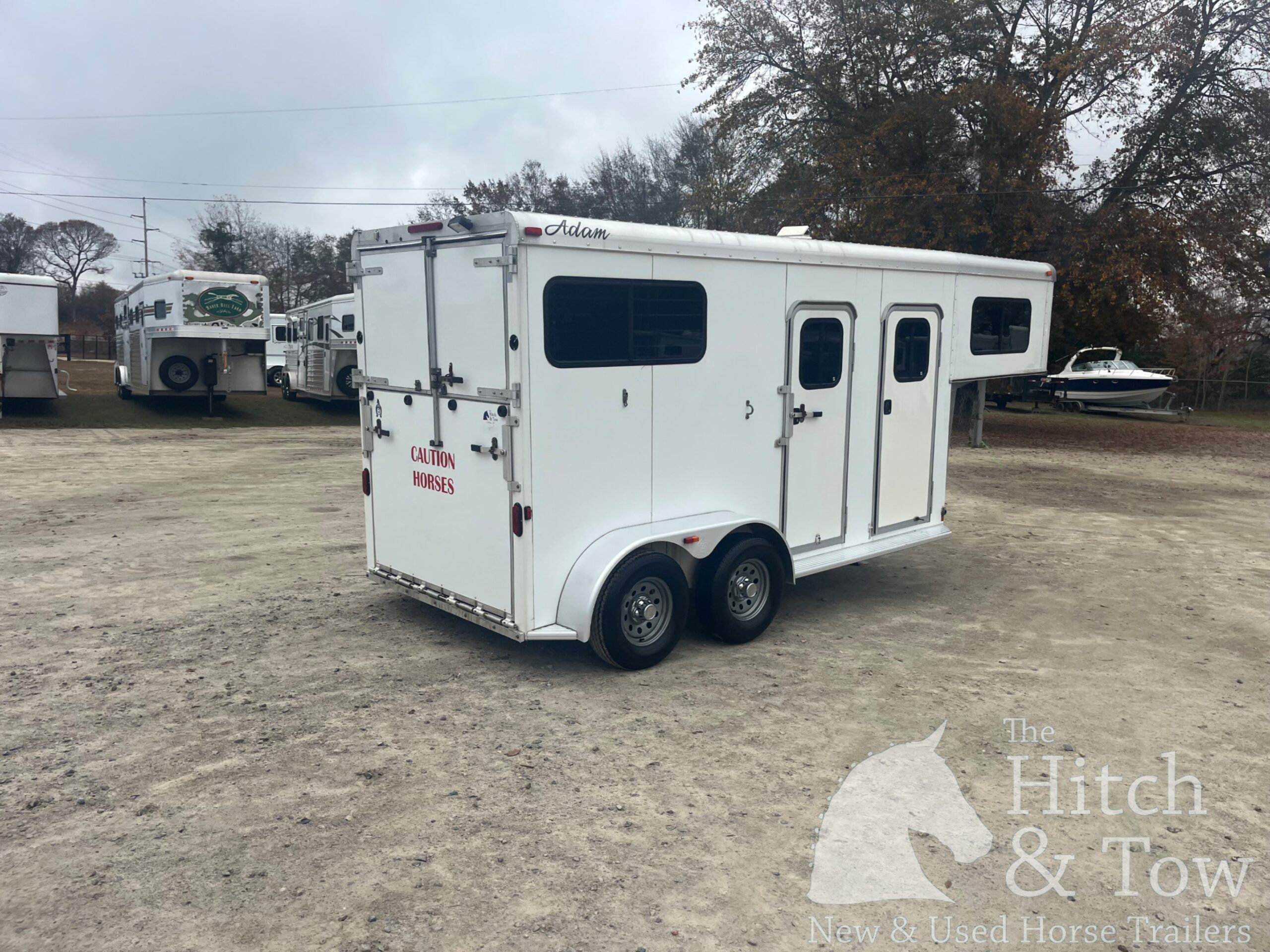 2013 ADAM 2 HORSE GOOSENECK $13,500