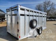 2024 ADAM LIVESTOCK BUMPER PULL W/ ESCAPE DOOR! $13,900