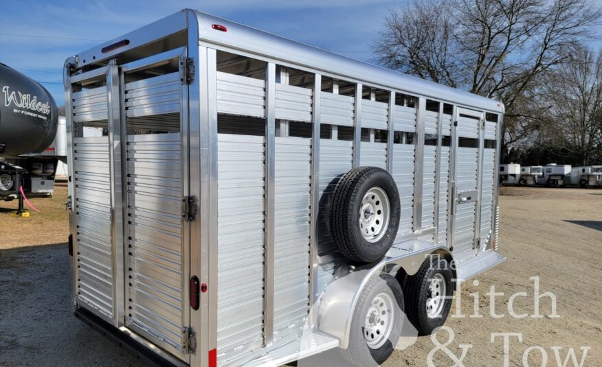 2024 ADAM LIVESTOCK BUMPER PULL W/ ESCAPE DOOR! $13,900