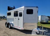 2025 ADAM 2 HORSE BUMPER PULL W/ SIDE RAMP $19,900