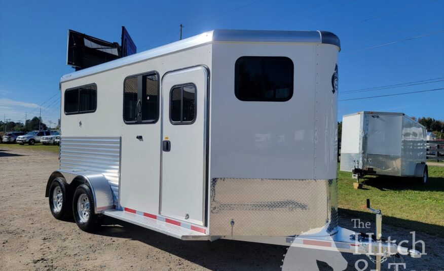 2025 ADAM 2 HORSE BUMPER PULL W/ SIDE RAMP $19,900