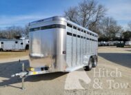 2024 ADAM LIVESTOCK BUMPER PULL W/ ESCAPE DOOR! $13,900