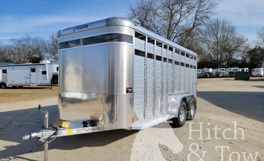 2024 ADAM LIVESTOCK BUMPER PULL W/ ESCAPE DOOR! $13,900