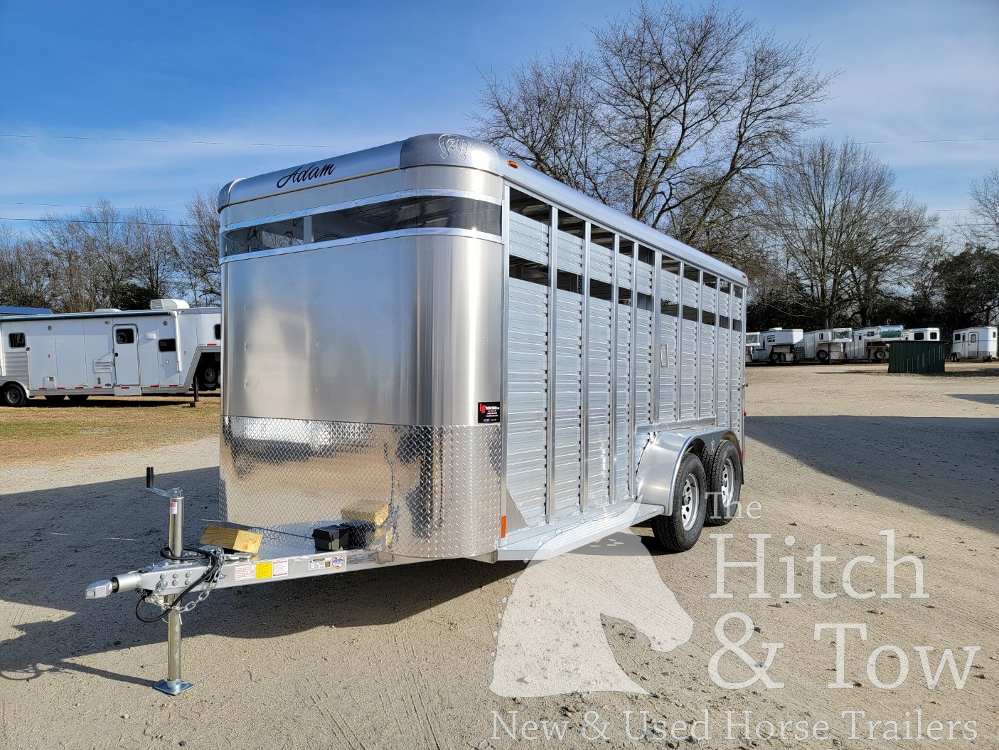 2024 ADAM LIVESTOCK BUMPER PULL W/ ESCAPE DOOR! $13,900