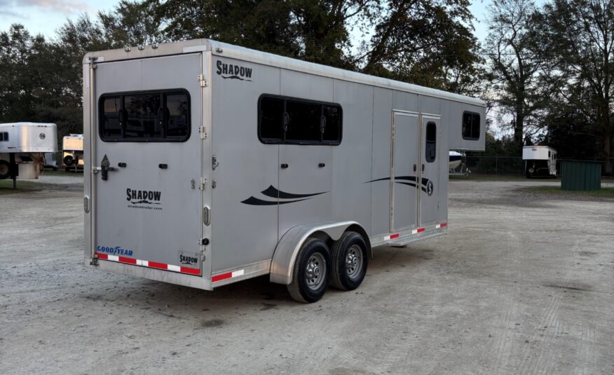 2019 SHADOW 3 HORSE GOOSENECK LOADED WITH OPTIONS! $22,900