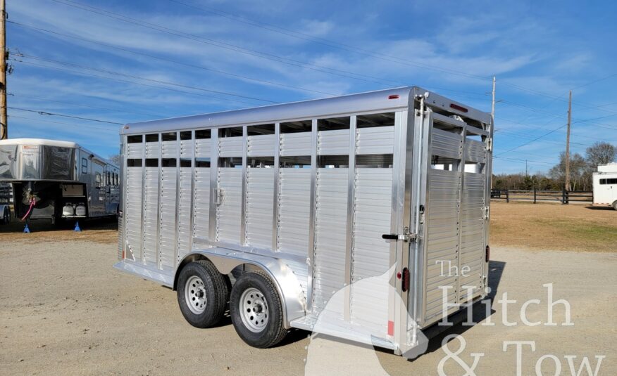 2024 ADAM LIVESTOCK BUMPER PULL W/ ESCAPE DOOR! $13,900