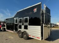 2025 KIEFERBILT 3 HORSE W/ 10′ JBJ CONVERSIONS LIVING QUARTERS, TONS OF UPGRADES, & TONS OF STORAGE!! $124,900