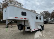 2001 FEATHERLTE 2 HORSE SLANT GOOSENECK! $10,900