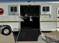 2003 EBY 7 HORSE SLANT LOAD GOOSENECK TRAILER 8′ WIDE W/ SIDE RAMP! $26,500