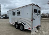 2001 FEATHERLTE 2 HORSE SLANT GOOSENECK! $10,900