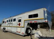 2003 EBY 7 HORSE SLANT LOAD GOOSENECK TRAILER 8′ WIDE W/ SIDE RAMP! $26,500