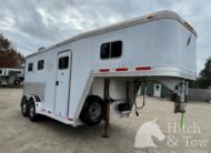 2001 FEATHERLTE 2 HORSE SLANT GOOSENECK! $10,900