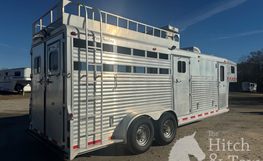 1995 4-STAR 4 HORSE STOCK COMBO w/ LIVING QUARTERS $18,500