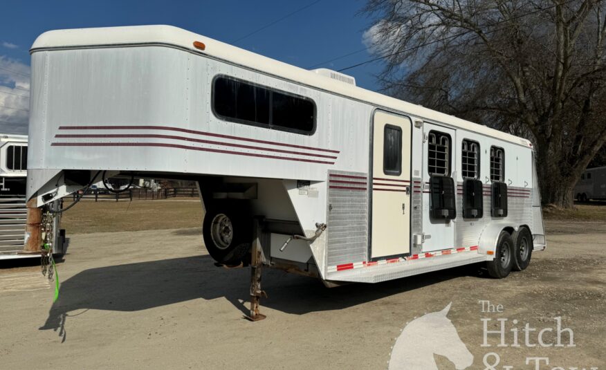 2000 GORE 3 HORSE SLANT GOOSENECK $12,900