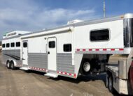 2015 ELITE TRAILER 4 HORSE W/ 10′ LIVING QUARTERS, TONS OF UPGRADES, & TONS OF STORAGE!! $86,900