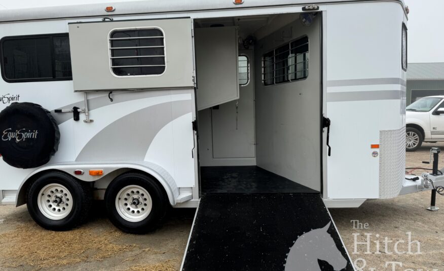 2021 EQUISPIRIT 2 HORSE BUMPER PULL W/ SIDE RAMP $19,900