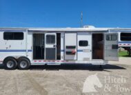 2011 KIEFERBUILT GENESIS S8-SL-2 3 HORSE STRAIGHT LOAD W/ LIVING QUARTERS & MID/TACK!!! $42,500