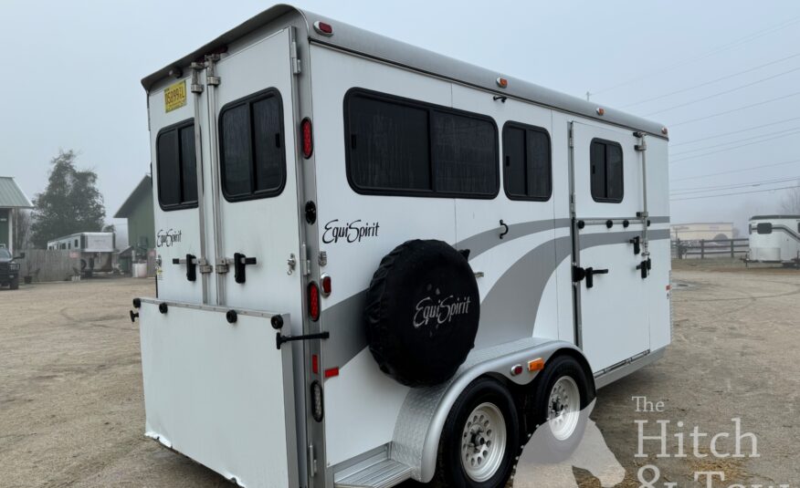 2021 EQUISPIRIT 2 HORSE BUMPER PULL W/ SIDE RAMP $19,900