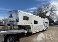 2015 ELITE TRAILER 4 HORSE W/ 10′ LIVING QUARTERS, TONS OF UPGRADES, & TONS OF STORAGE!! $86,900