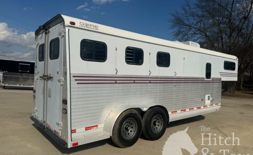 2000 GORE 3 HORSE SLANT GOOSENECK $12,900