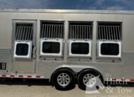 SLIGHTLY USED! 2019 SUNDOWNER HORIZON 8011 RS 4 HORSE SLANT LOAD LIVING QUARTERS TRAILER W/ UPGRADES $69,900