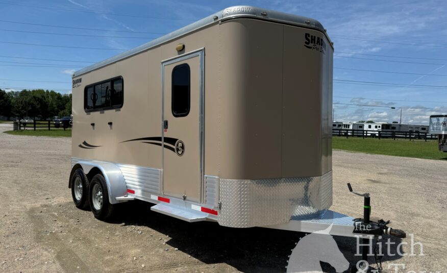 2019 SHADOW PRO SERIES 3 HORSE SLANT BUMPER PULL TRAILER! $16,900
