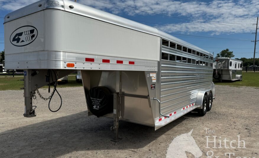 2024 4 STAR DELUXE STOCK 20 FOOT GOOSENECK! $29,900