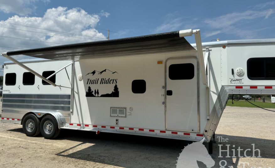 2005 KIEFERBUILT 3 HORSE w/ 12′ LIVING QUARTERS $32,900
