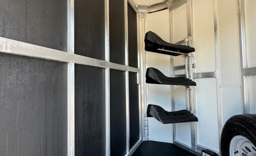 2019 SHADOW PRO SERIES 3 HORSE SLANT BUMPER PULL TRAILER! $16,900
