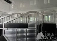 2024 ELITE 4 HORSE W/ 12’8″ OUTBACK LIVING QUARTERS, TONS OF UPGRADES, & TONS OF STORAGE!! $131,900