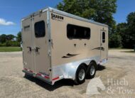 2019 SHADOW PRO SERIES 3 HORSE SLANT BUMPER PULL TRAILER! $16,900