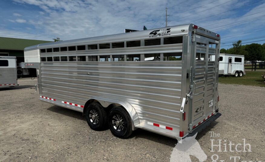 2024 4 STAR DELUXE STOCK 20 FOOT GOOSENECK! $29,900