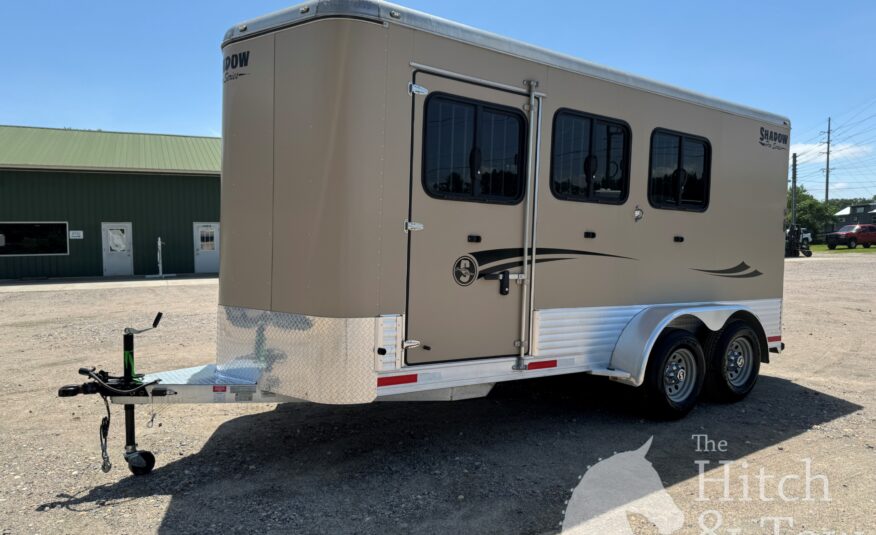 2019 SHADOW PRO SERIES 3 HORSE SLANT BUMPER PULL TRAILER! $16,900