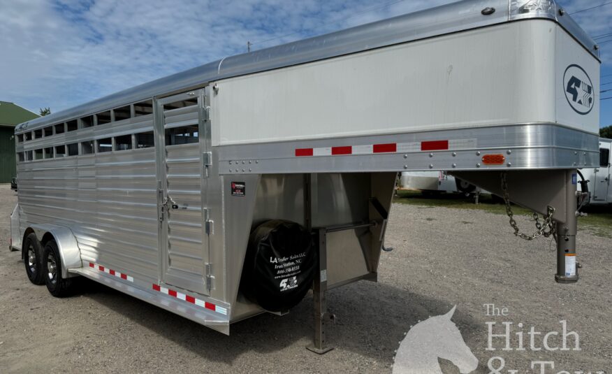 2024 4 STAR DELUXE STOCK 20 FOOT GOOSENECK! $29,900