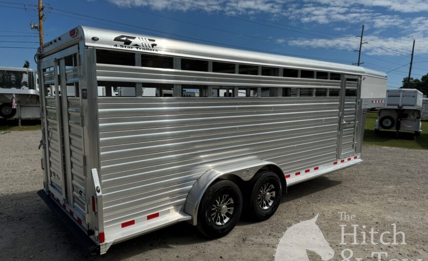 2024 4 STAR DELUXE STOCK 20 FOOT GOOSENECK! $29,900