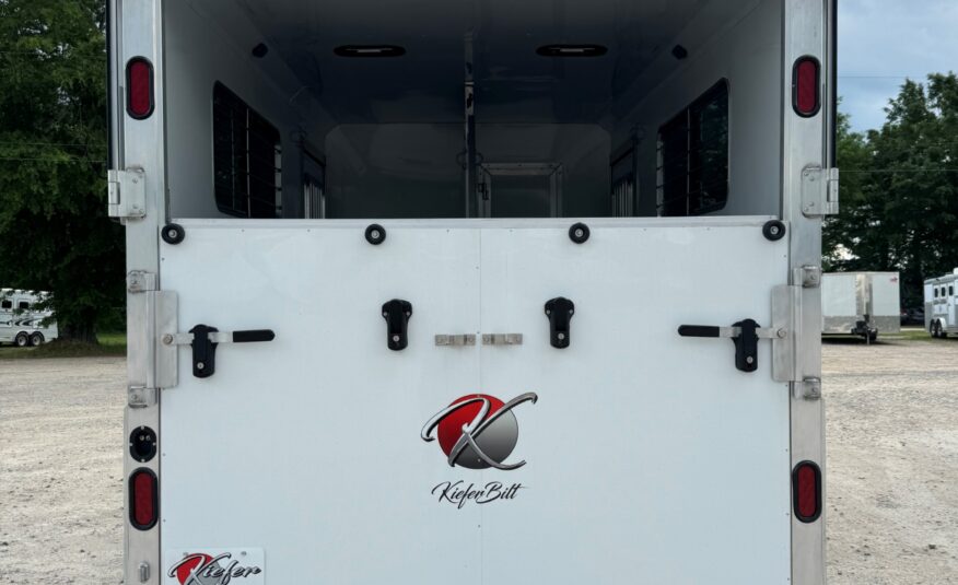 2025 KieferBilt Trailers GENESIS 2 HORSE GOOSENECK TRAILER!! $29,900