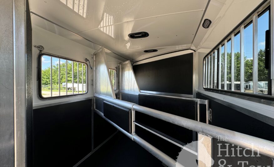 2019 SHADOW PRO SERIES 3 HORSE SLANT BUMPER PULL TRAILER! $16,900