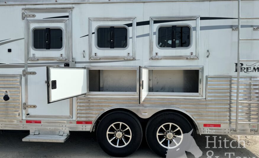 2018 BISON PREMIERE 3 HORSE W/ 19′ LIVING QUARTERS, SLIDE OUT & MORE!! $58,500