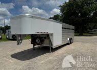 2019 CIMARRON LONESTAR 25′ STOCK COMBO GOOSENECK W/ SIDE RAMP! $34,900