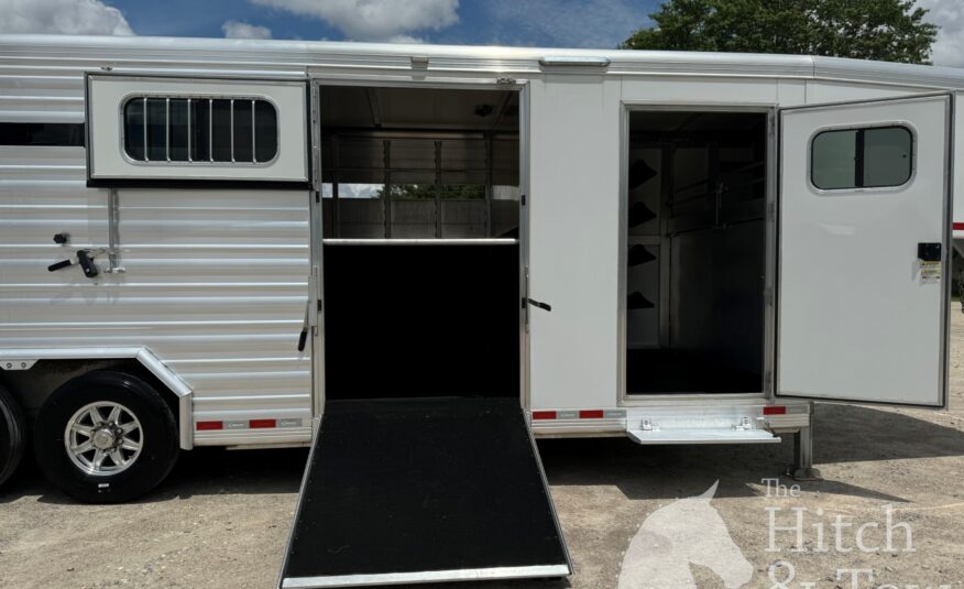 2019 CIMARRON LONESTAR 25′ STOCK COMBO GOOSENECK W/ SIDE RAMP! $34,900