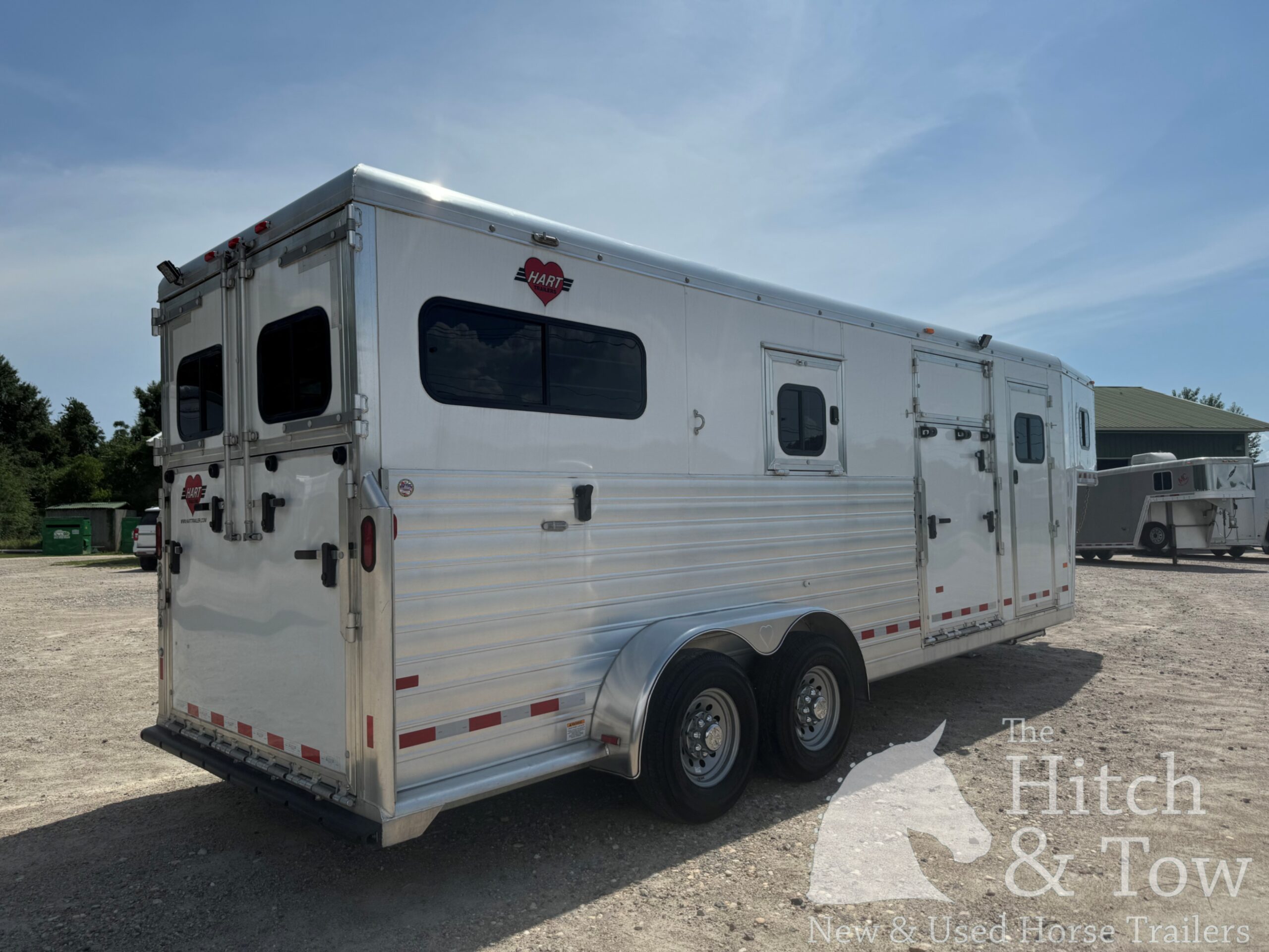 LIGHTLY USED! 2023 HART 2+1 GOOSENECK W/ UPGRADES! $48,900