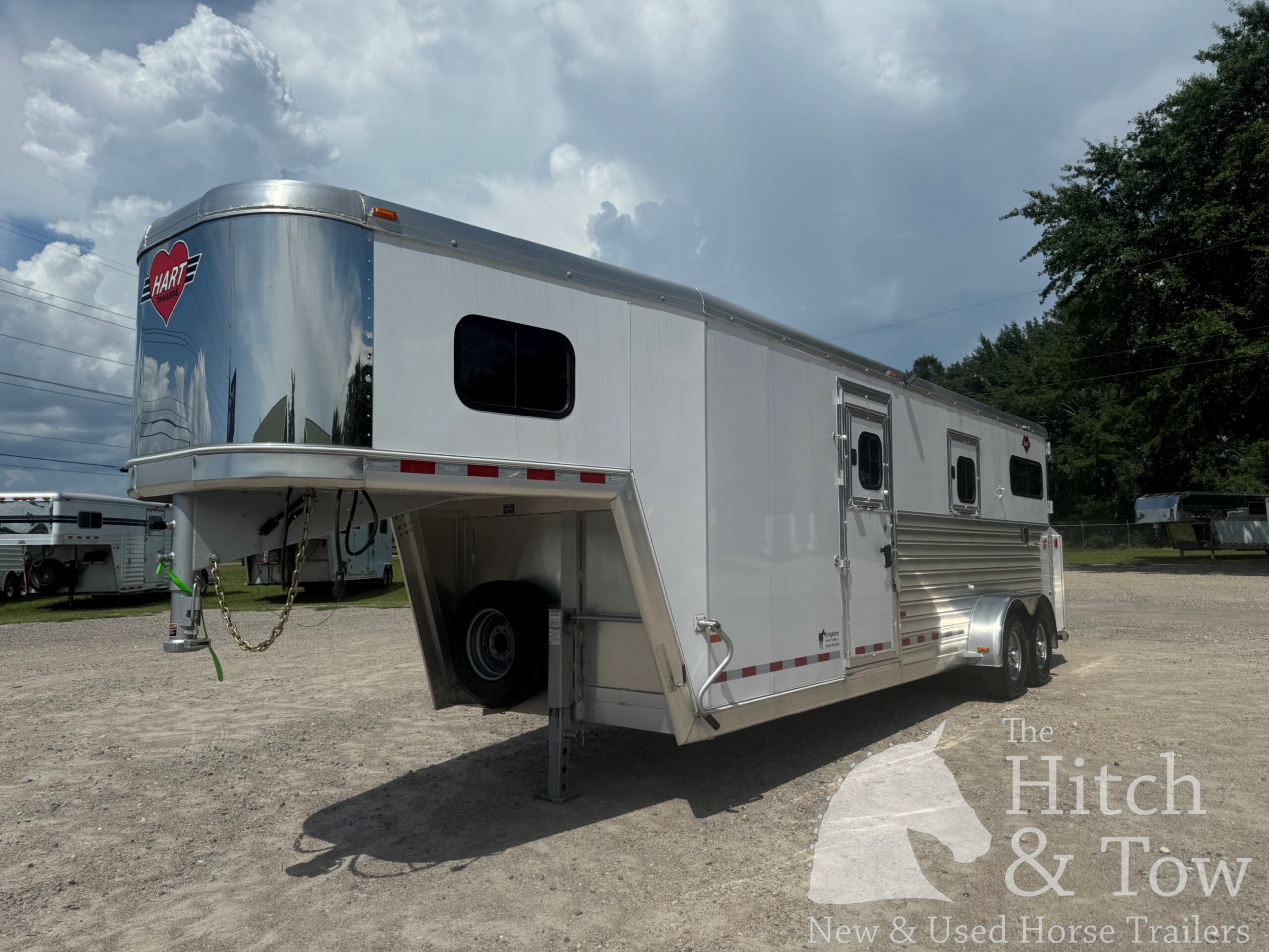 LIGHTLY USED! 2023 HART 2+1 GOOSENECK W/ UPGRADES! $48,900