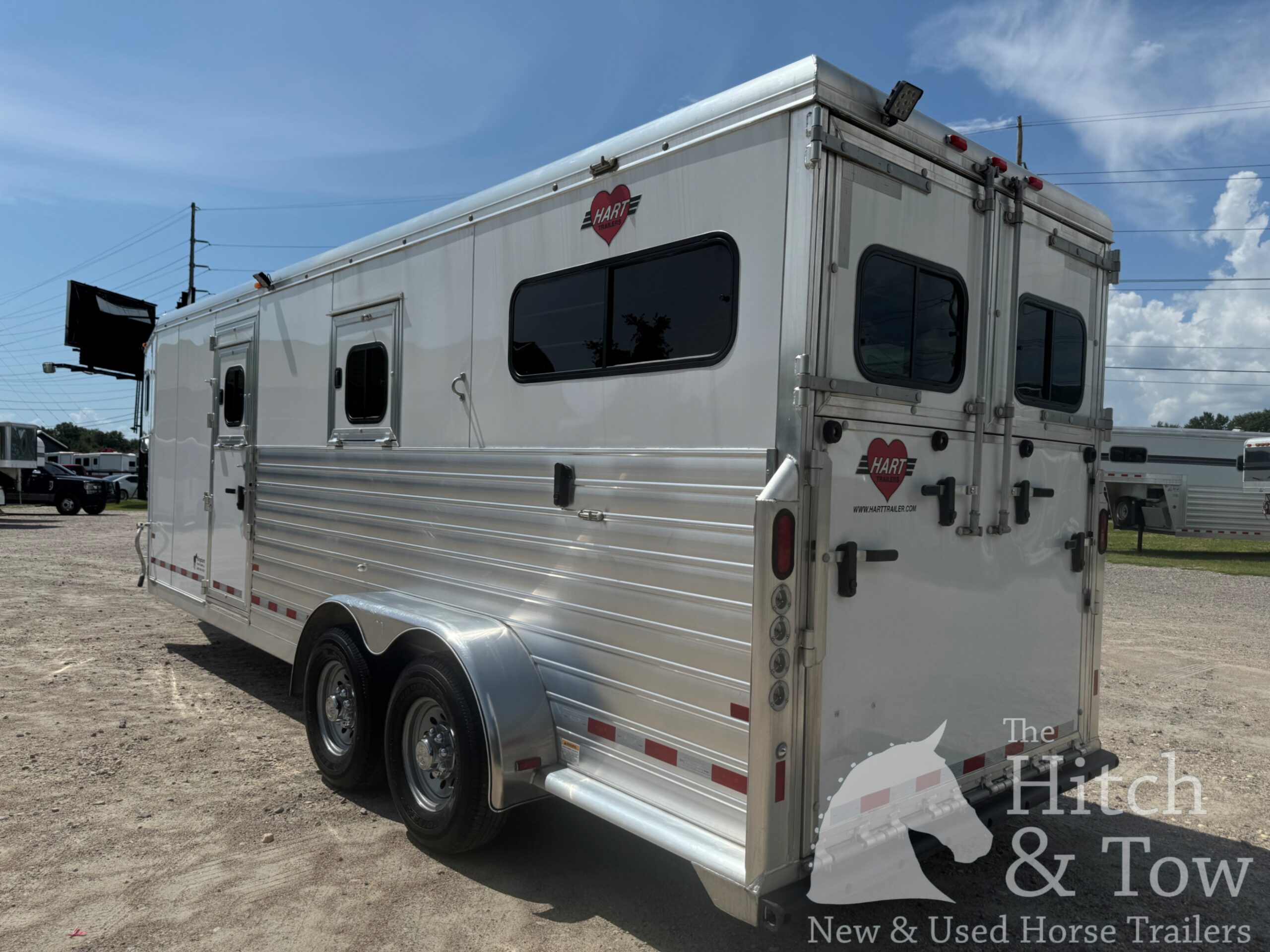 LIGHTLY USED! 2023 HART 2+1 GOOSENECK W/ UPGRADES! $48,900