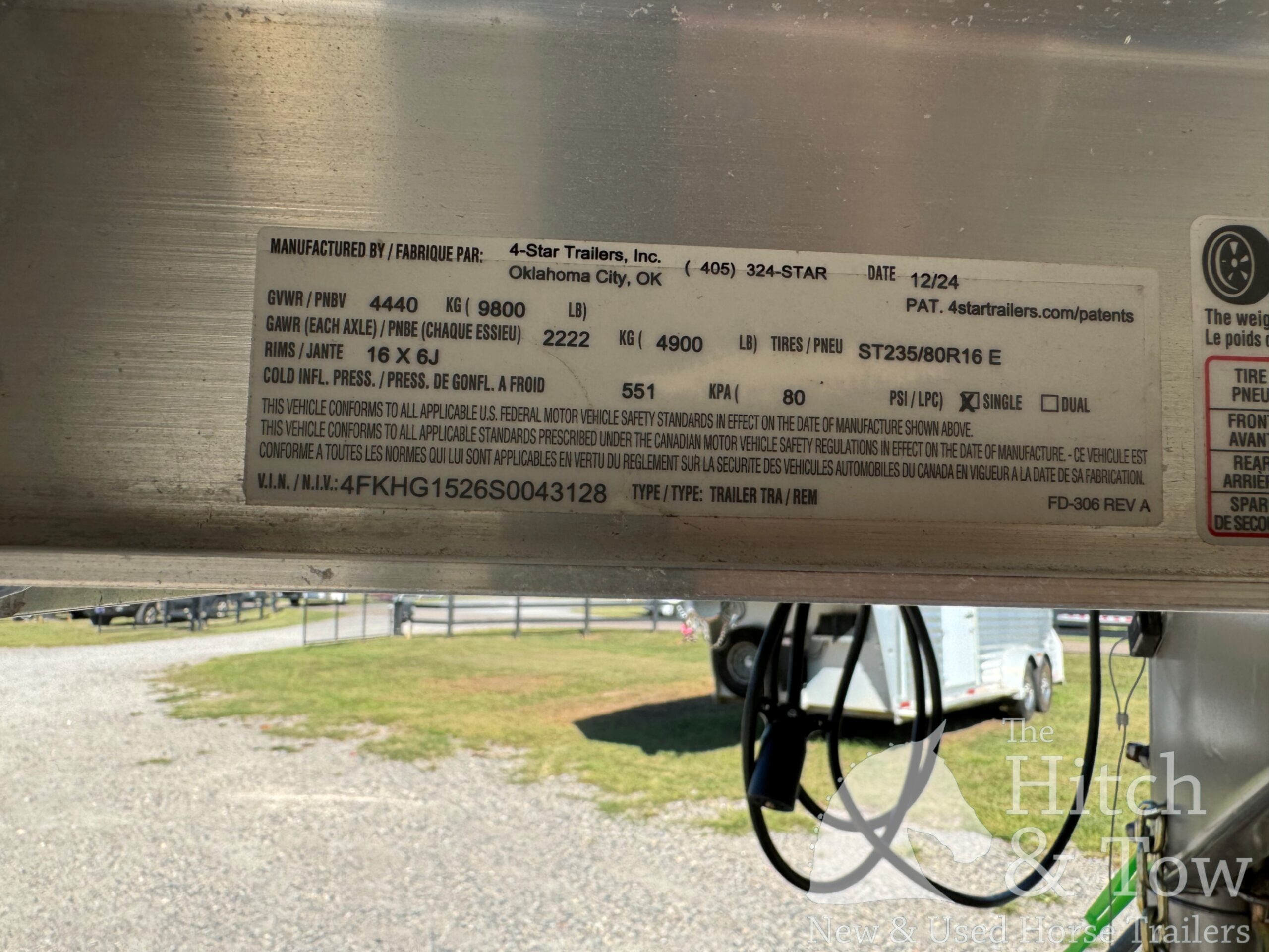 2025 4 STAR 2 HORSE GOOSENECK W/ UPGRADES! $43,900