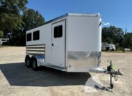 2017 FEATHERLITE 2 HORSE SLANT BUMPER PULL W/ LARGE DRESSING ROOM $20,900