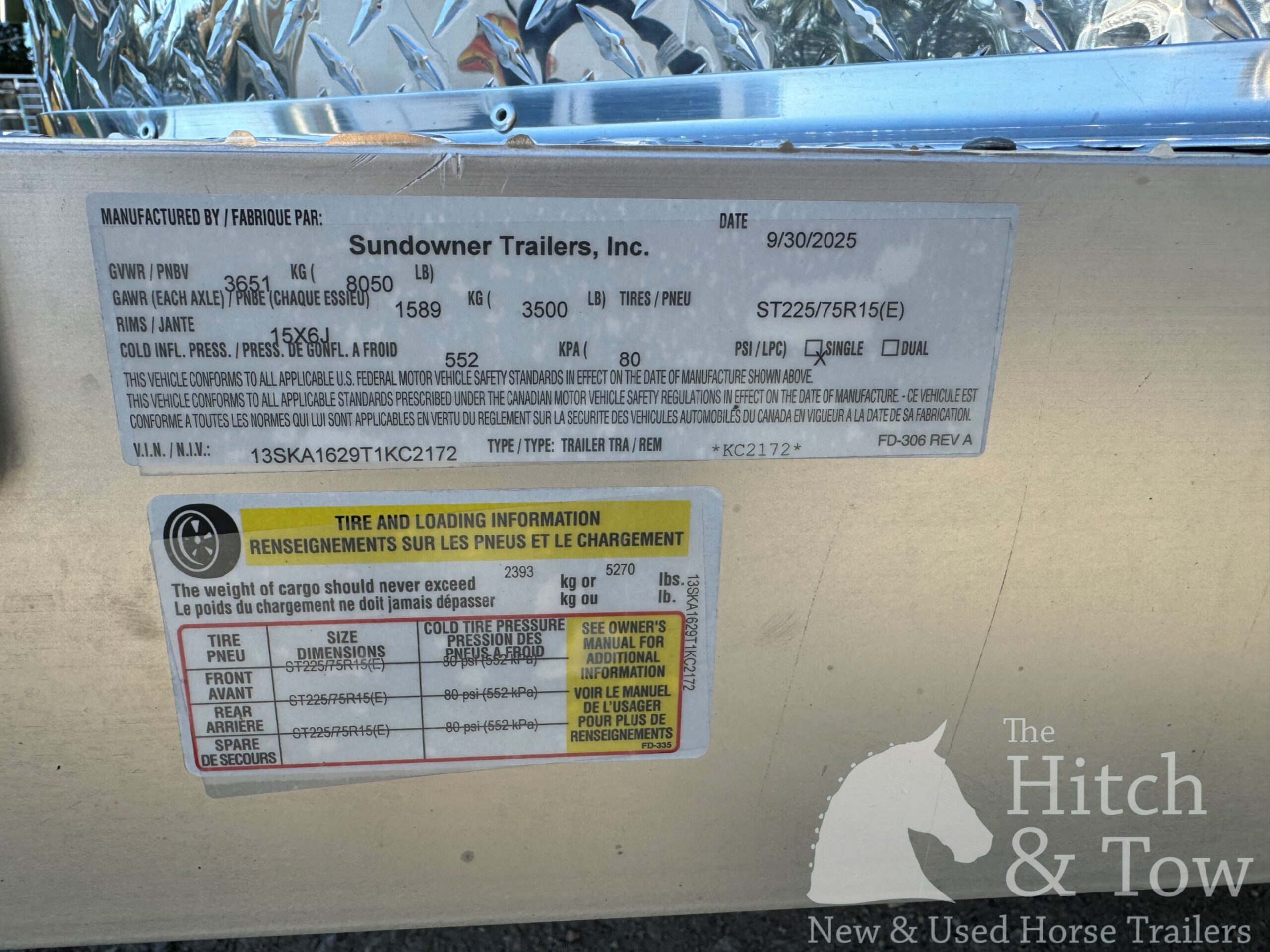 2026 SUNDOWNER CHARTER SE BUMPER PULL 2 HORSE STRAIGHT LOAD w/ GREAT FEATURES! $28,900