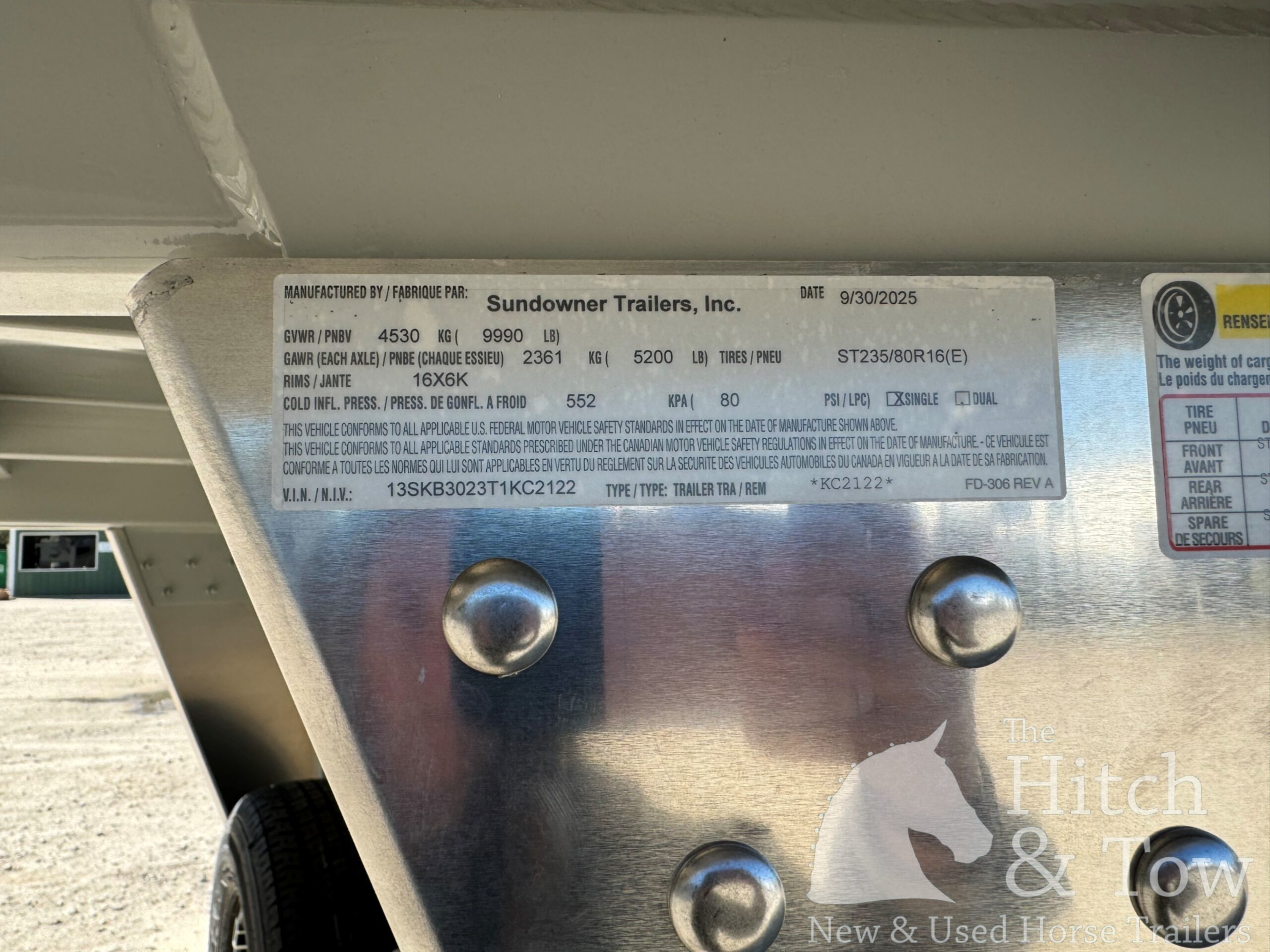 2026 SUNDOWNER CHARTER SE 2+1 GOOSENECK!! $45,950