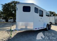 2023 ADAM 2 HORSE BUMPER PULL W/ MANGERS $17,900