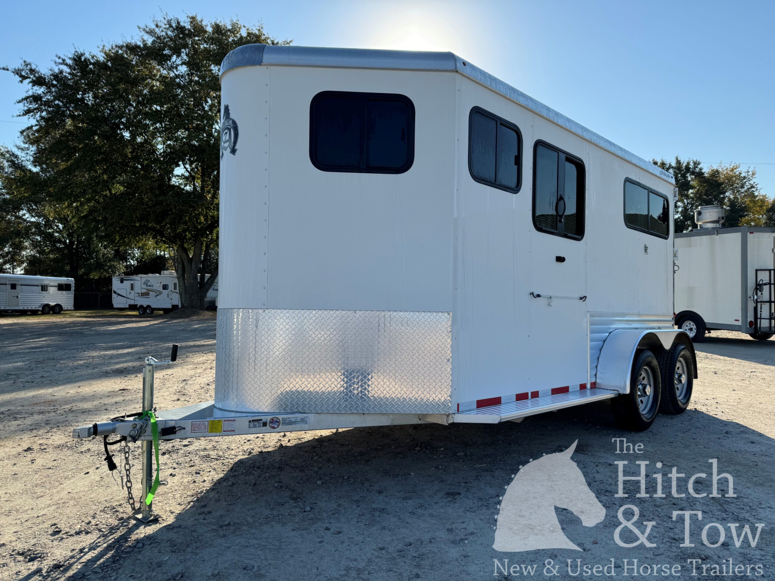 2023 ADAM 2 HORSE BUMPER PULL W/ MANGERS $17,900